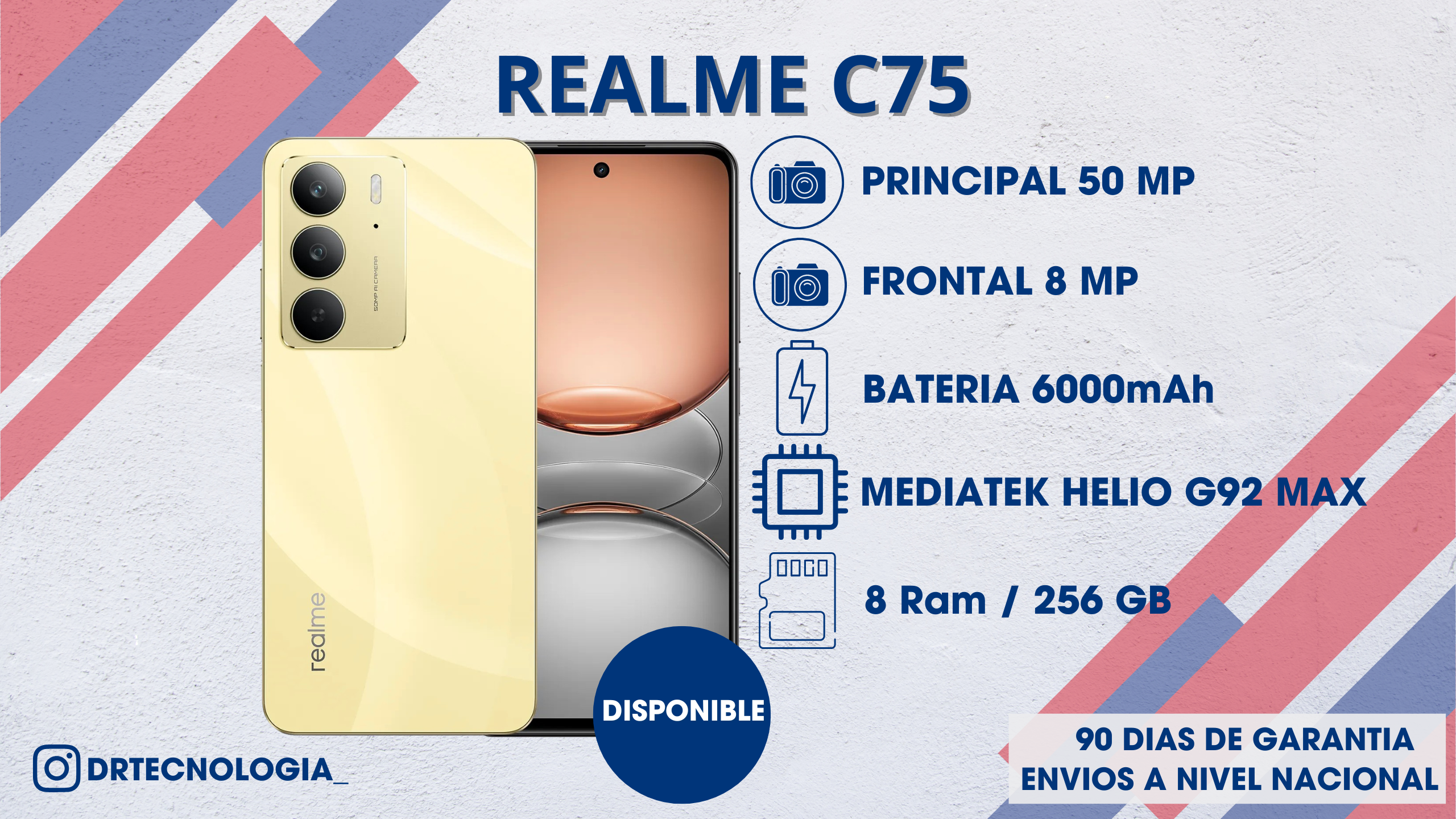 TELEFONO REALME C75 8/256GB